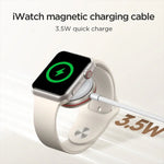 JOYROOM S-IW011 3.5W 磁吸無線充電器，適用於 Apple Watch 系列，長度：1.2m，S-IW011
