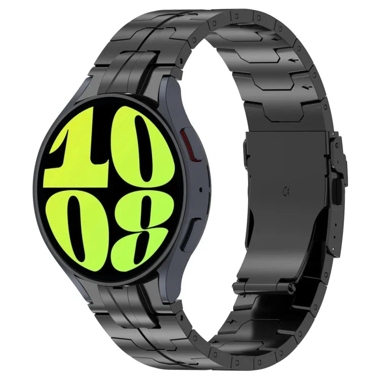 按鈕式不鏽鋼錶帶，適用於 Samsung Galaxy Watch 6 / 6 Classic