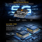 Ulefone Armor 23 超級耐用手機，6.78 吋 Android 13 MediaTek 天璣 8020 八核心最高 2.6GHz，網絡：5G，NFC，OTG，衛星訊息，12GB+512GB
