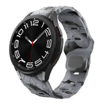 足球圖案反扣矽膠錶帶，適用於 Samsung Galaxy Watch 6 / 6 Classic