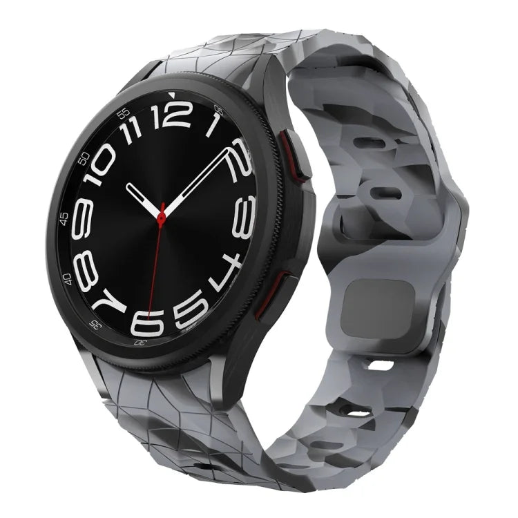 足球圖案反扣矽膠錶帶，適用於 Samsung Galaxy Watch 6 / 6 Classic
