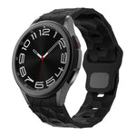 足球圖案反扣矽膠錶帶，適用於 Samsung Galaxy Watch 6 / 6 Classic