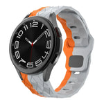 足球圖案反扣矽膠錶帶，適用於 Samsung Galaxy Watch 6 / 6 Classic