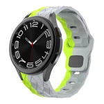 足球圖案反扣矽膠錶帶，適用於 Samsung Galaxy Watch 6 / 6 Classic