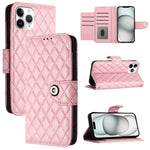 菱形紋理翻蓋皮革手機殼 附掛繩，適用於 iPhone 11，iPhone 11 Pro，iPhone XS / X，iPhone XR，iPhone XS Max，iPhone 8 Plus / 7 Plus / 6s Plus