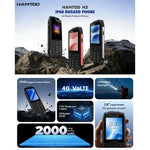 HAMTOD H3 耐用手機，2.8 吋 T107 ARM CortexTM A7 四核心 1.0GHz，網絡：4G，VoLTE，藍牙，SOS，歐版