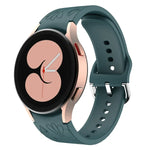 Butterfly Flower Embossed Silicone Watch Band, For Samsung Galaxy Watch 6
