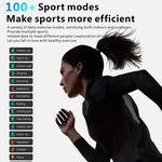 QX7 Pro 2.0 吋 BT5.2 智慧運動手錶，支援藍牙通話／睡眠／血糖／血氧／體溫／心率／血壓健康監測
