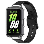 半覆蓋 PC 錶殼 + 矽膠錶帶套裝，適用於 Samsung Galaxy Fit 3