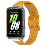 半覆蓋 PC 錶殼 + 矽膠錶帶套裝，適用於 Samsung Galaxy Fit 3