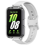 半覆蓋 PC 錶殼 + 矽膠錶帶套裝，適用於 Samsung Galaxy Fit 3