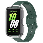 半覆蓋 PC 錶殼 + 矽膠錶帶套裝，適用於 Samsung Galaxy Fit 3