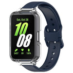 半覆蓋 PC 錶殼 + 矽膠錶帶套裝，適用於 Samsung Galaxy Fit 3