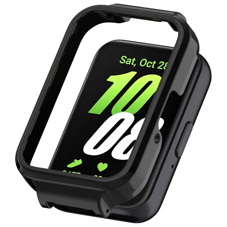 12mm 半覆蓋鏤空 PC 錶殼保護套，適用於 Samsung Galaxy Fit 3