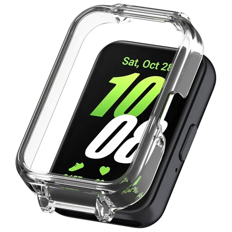 12mm 半覆蓋鏤空 PC 錶殼保護套，適用於 Samsung Galaxy Fit 3