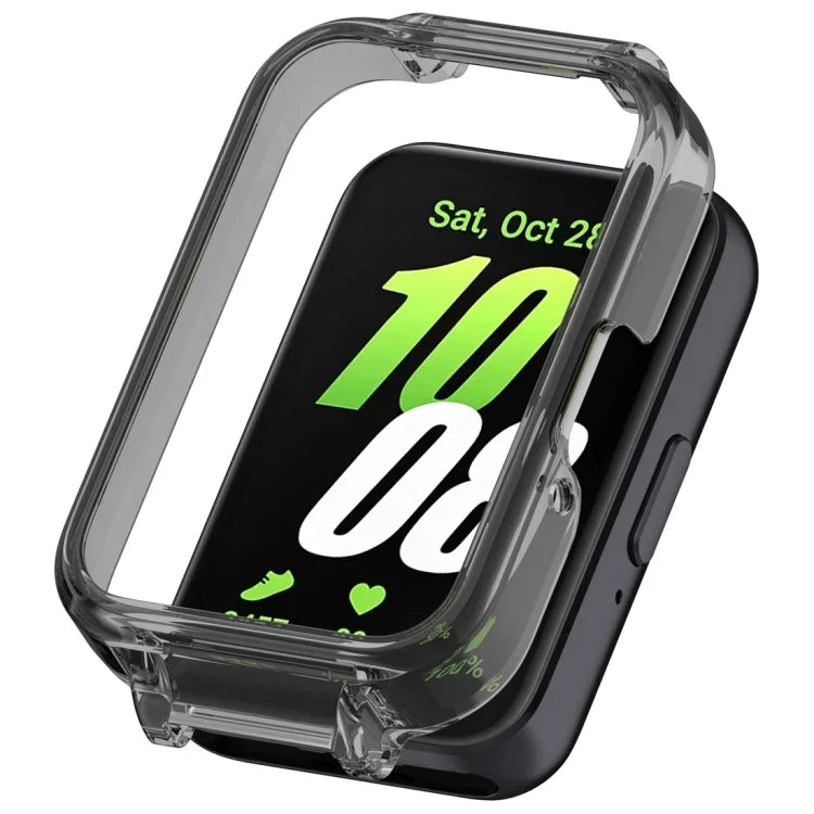 12mm 半覆蓋鏤空 PC 錶殼保護套，適用於 Samsung Galaxy Fit 3