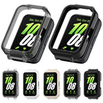 12mm 半覆蓋鏤空 PC 錶殼保護套，適用於 Samsung Galaxy Fit 3
