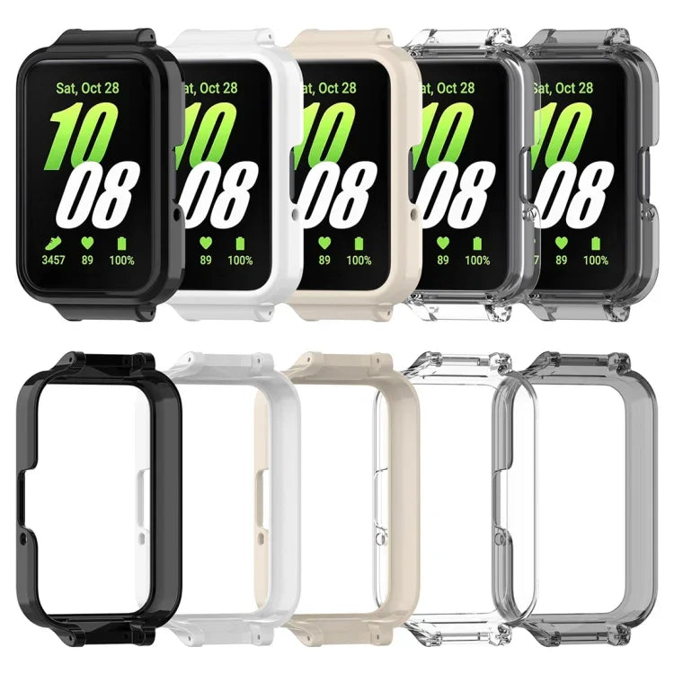 12mm 半覆蓋鏤空 PC 錶殼保護套，適用於 Samsung Galaxy Fit 3