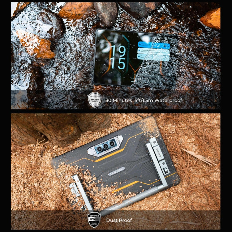 OUKITEL RT8 4G 網路 IP68/IP69K 防護堅固型平板，11 吋 Android 13 MediaTek Helio G99 四核心，支援雙 SIM，歐規插頭，RT8 6GB+256GB