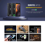 Oukitel WP32，IP68/IP69K，5.93 吋 Android 13 Unisoc Tiger T606 八核心，NFC，OTG，網絡：4G，4GB+128GB