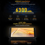 Oukitel WP32，IP68/IP69K，5.93 吋 Android 13 Unisoc Tiger T606 八核心，NFC，OTG，網絡：4G，4GB+128GB