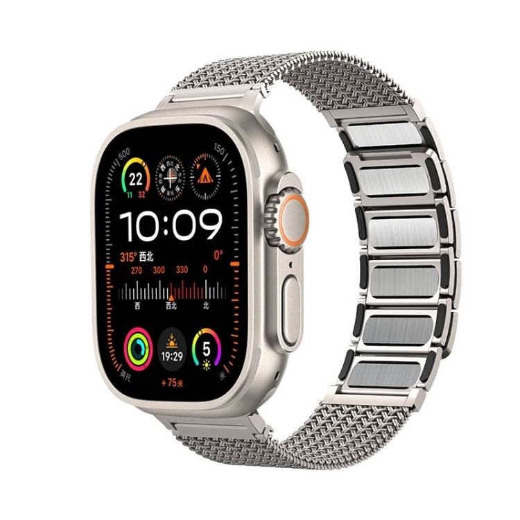 磁扣編織鏈不鏽鋼錶帶，適用於 Apple Watch SE 40mm，Apple Watch SE 44mm，Apple Watch Series 6 40mm，Apple Watch Series 6 44mm，Apple Watch Series 5 44mm，Apple Watch Series 5 40mm