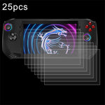 25片 9H 0.3mm 防爆鋼化玻璃膜，適用於 MSI Claw 8 AI+，適用於 MSI Claw 7 吋遊戲主機