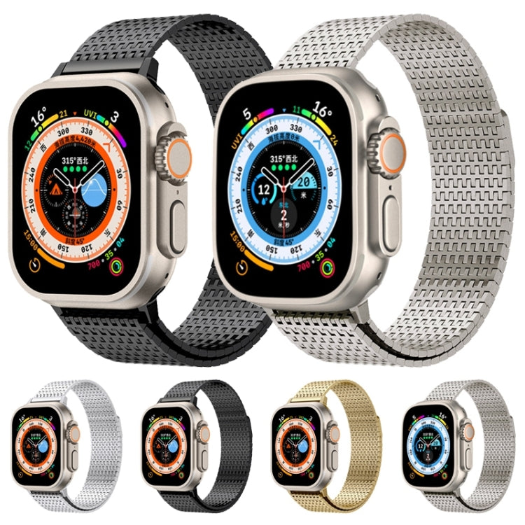 米蘭尼斯環磁扣不鏽鋼錶帶，適用於 Apple Watch SE 40mm，Apple Watch SE 44mm，Apple Watch Series 6 40mm，Apple Watch Series 6 44mm，Apple Watch Series 5 44mm，Apple Watch Series 5 40mm