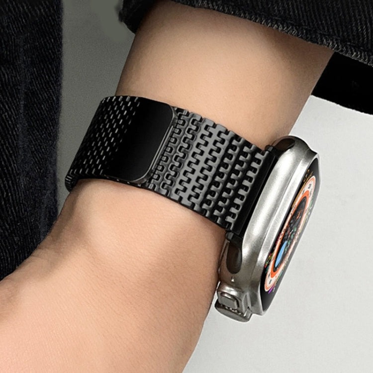 米蘭尼斯環磁扣不鏽鋼錶帶，適用於 Apple Watch SE 40mm，Apple Watch SE 44mm，Apple Watch Series 6 40mm，Apple Watch Series 6 44mm，Apple Watch Series 5 44mm，Apple Watch Series 5 40mm