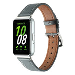 縫線真皮錶帶，適用於 Samsung Galaxy Fit 3