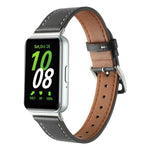 縫線真皮錶帶，適用於 Samsung Galaxy Fit 3
