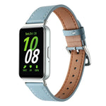 縫線真皮錶帶，適用於 Samsung Galaxy Fit 3