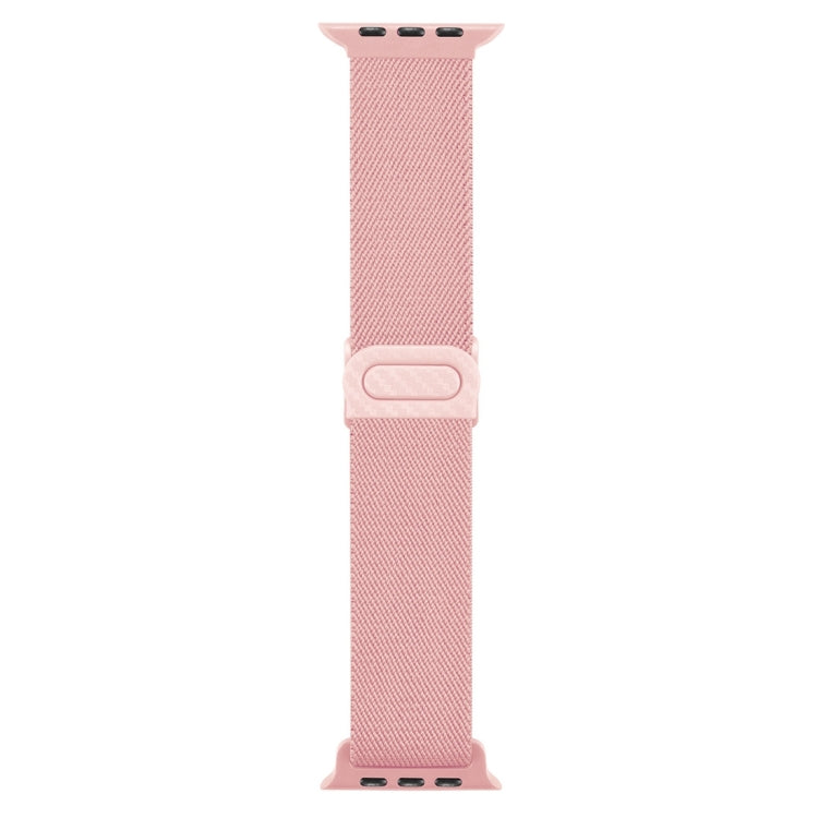 碳纖維紋理按扣尼龍錶帶，適用於 Apple Watch SE 2023 40mm，適用於 Apple Watch Ultra 2 49mm，適用於 Apple Watch Series 9 45mm