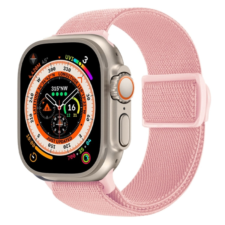 碳纖維紋理按扣尼龍錶帶，適用於 Apple Watch SE 2023 40mm，適用於 Apple Watch Ultra 2 49mm，適用於 Apple Watch Series 9 45mm