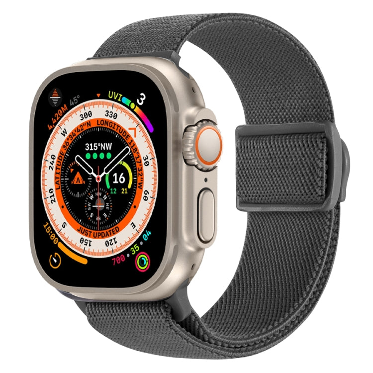 碳纖維紋理按扣尼龍錶帶，適用於 Apple Watch SE 2023 40mm，適用於 Apple Watch Ultra 2 49mm，適用於 Apple Watch Series 9 45mm