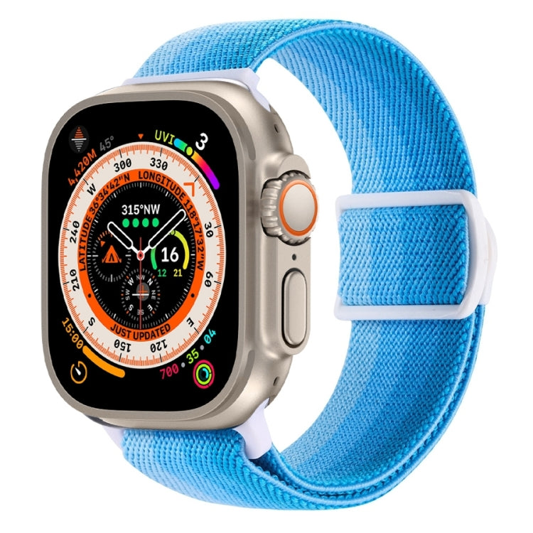 碳纖維紋理按扣尼龍錶帶，適用於 Apple Watch SE 2023 40mm，適用於 Apple Watch Ultra 2 49mm，適用於 Apple Watch Series 9 45mm