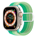 碳纖維紋理按扣尼龍錶帶，適用於 Apple Watch SE 2023 40mm，適用於 Apple Watch Ultra 2 49mm，適用於 Apple Watch Series 9 45mm
