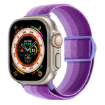 碳纖維紋理按扣尼龍錶帶，適用於 Apple Watch SE 2023 40mm，適用於 Apple Watch Ultra 2 49mm，適用於 Apple Watch Series 9 45mm