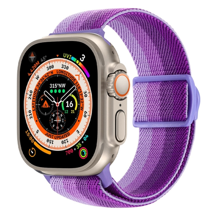 碳纖維紋理按扣尼龍錶帶，適用於 Apple Watch SE 2023 40mm，適用於 Apple Watch Ultra 2 49mm，適用於 Apple Watch Series 9 45mm