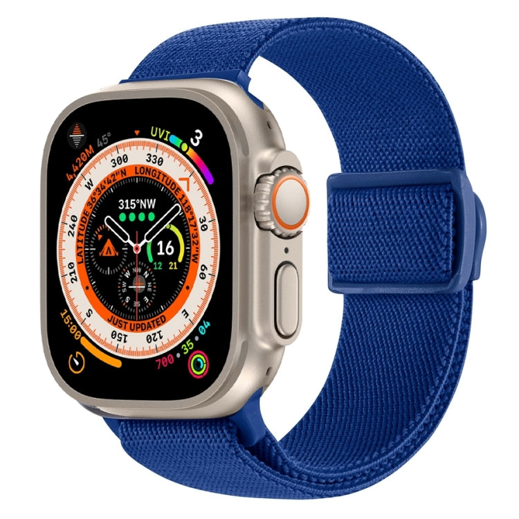 碳纖維紋理按扣尼龍錶帶，適用於 Apple Watch SE 2023 40mm，適用於 Apple Watch Ultra 2 49mm，適用於 Apple Watch Series 9 45mm