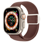 碳纖維紋理按扣尼龍錶帶，適用於 Apple Watch SE 2023 40mm，適用於 Apple Watch Ultra 2 49mm，適用於 Apple Watch Series 9 45mm