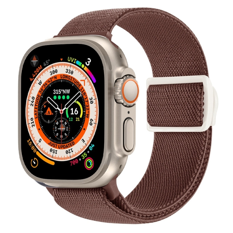 碳纖維紋理按扣尼龍錶帶，適用於 Apple Watch SE 2023 40mm，適用於 Apple Watch Ultra 2 49mm，適用於 Apple Watch Series 9 45mm