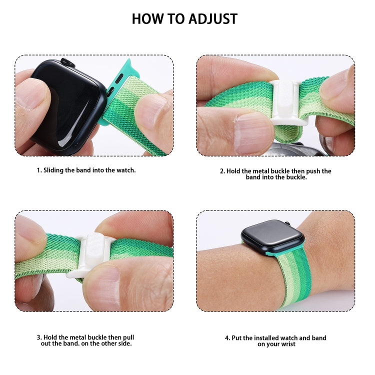 碳纖維紋理按扣尼龍錶帶，適用於 Apple Watch SE 2023 40mm，適用於 Apple Watch Ultra 2 49mm，適用於 Apple Watch Series 9 45mm