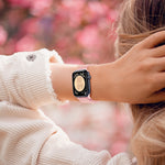 碳纖維紋理按扣尼龍錶帶，適用於 Apple Watch SE 2023 40mm，適用於 Apple Watch Ultra 2 49mm，適用於 Apple Watch Series 9 45mm
