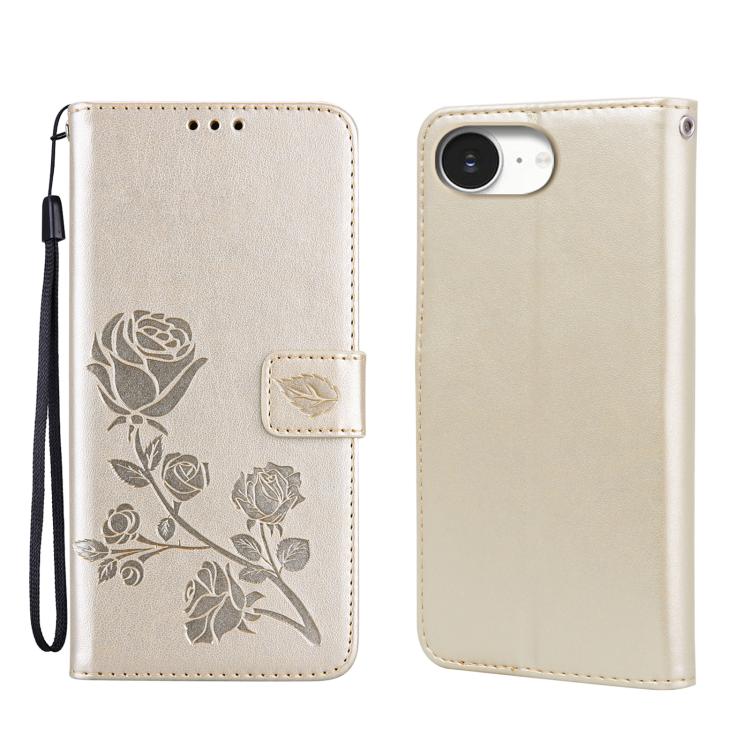 玫瑰壓紋翻蓋PU皮革手機殼，適用於 iPhone 17e / 16e，適用於 iPhone 17 Pro Max，適用於 iPhone 17 Pro，適用於 iPhone 17，適用於 iPhone 16 Pro Max，適用於 iPhone 16 Pro，適用於 iPhone 16 Plus，適用於 iPhone 16，適用於 iPhone 15 Pro Max