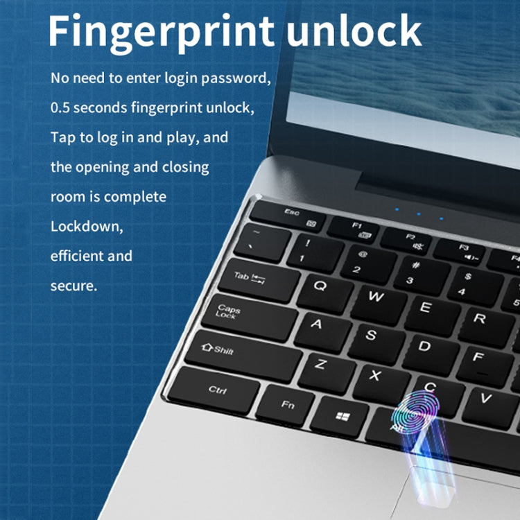 GXMO F152G 15.6吋筆記型電腦，Windows 11 Intel Alder Lake N95 四核心，支援指紋解鎖，16GB+512GB
