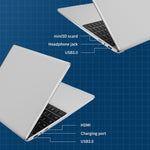 GXMO F152G 15.6吋筆記型電腦，Windows 11 Intel Alder Lake N95 四核心，支援指紋解鎖，16GB+512GB