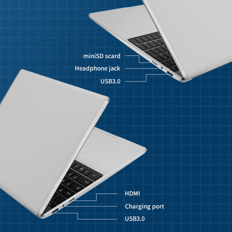 GXMO F152G 15.6吋筆記型電腦，Windows 11 Intel Alder Lake N95 四核心，支援指紋解鎖，16GB+512GB