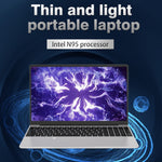 GXMO F152G 15.6吋筆記型電腦，Windows 11 Intel Alder Lake N95 四核心，支援指紋解鎖，16GB+512GB