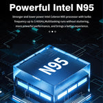 GXMO F152G 15.6吋筆記型電腦，Windows 11 Intel Alder Lake N95 四核心，支援指紋解鎖，16GB+512GB